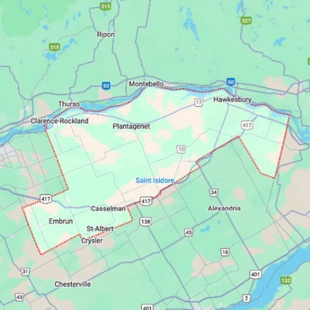 Houses for sale in the United Counties of Prescott & Russell Ontario